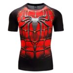 Fashion-Spider-Printing-Pattern-Men-s-T-Shirt-Outdoor-Bodybuilding-Sports-Short-Sleeve-Tees-Summer-Quick