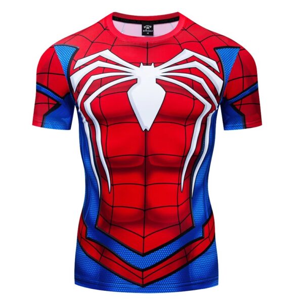 Fashion-Spider-Printing-Pattern-Men-s-T-Shirt-Outdoor-Bodybuilding-Sports-Short-Sleeve-Tees-Summer-Quick-4