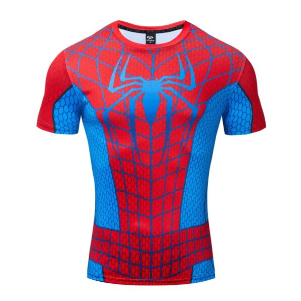Fashion-Spider-Printing-Pattern-Men-s-T-Shirt-Outdoor-Bodybuilding-Sports-Short-Sleeve-Tees-Summer-Quick-6