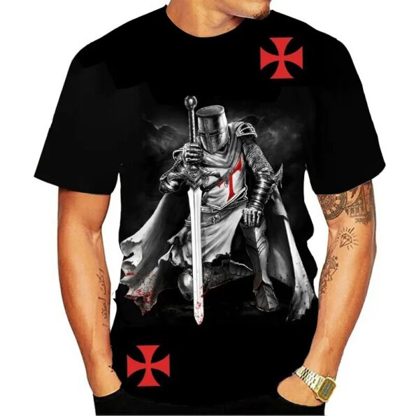 Knights-Templar-3D-Print-T-Shirt-Knights-Templar-Fashion-Casual-T-Shirts-Men-Women-Hip-Hop