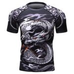 New-Compression-Shirt-Rashguard-Bodybuild-Cross-Short-Sleeve-3D-Print-Jiu-Jitsu-T-shirts-MMA-Fitness