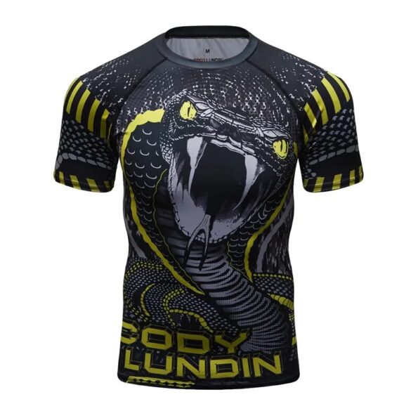 New-Compression-Shirt-Rashguard-Bodybuild-Cross-Short-Sleeve-3D-Print-Jiu-Jitsu-T-shirts-MMA-Fitness-3