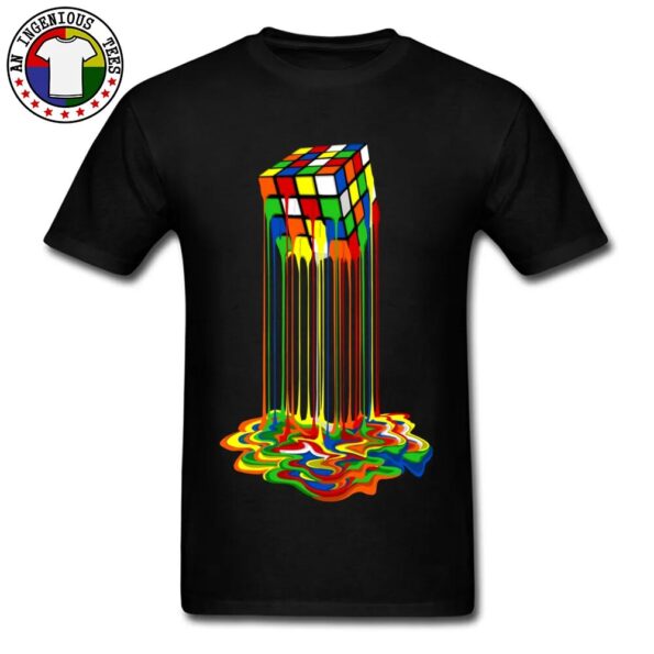 New-Tshirt-Rainbow-Abstraction-Melted-Image-Pure-Cotton-Young-T-Shirt-Best-Gift-Men-Tops-Tees