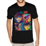 Rock-Band-Gorillaz-Print-Summer-Men-s-O-Neck-T-shirt-Casual-Short-Sleeve-Oversized-T