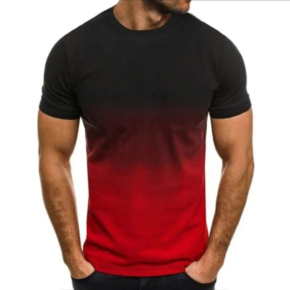 Summer-Popular-Men-s-T-shirt-Thin-Loose-Short-Sleeve-Men-s-Fashion-Gradient-Series-3D